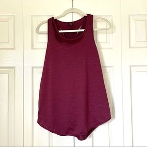 Cotton On Wine/Burgundy Sports Bra & Tank Set